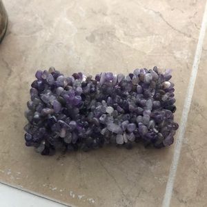 Bracelet- purple stones